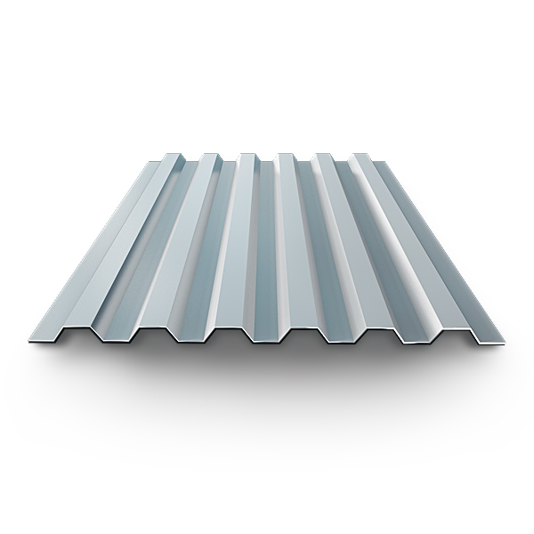 Профнастил оцинкованный 0.4x1000x2000 цинк 1051 арт.1126589 с21 2000